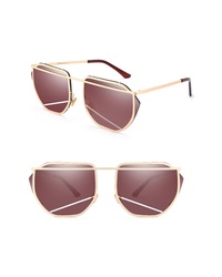 SunnySide LA 67mm Mirrored Sunglasses