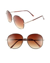 A.J. Morgan Marnie Sunglasses Brown Gold One Size