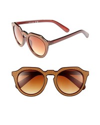 A.J. Morgan Zipster Sunglasses Brown One Size