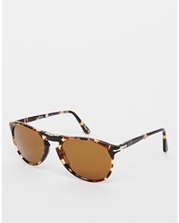 Persol Aviator Keyhole Polarised Foldable Sunglasses