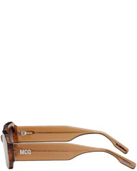McQ Beige Geometrical Sunglasses