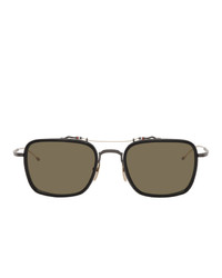 Thom Browne Black And Green Tbs816 Sunglasses