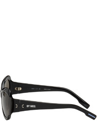 McQ Black Futuristic Sunglasses