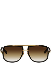 Dita Black Gold Mach One Sunglasses