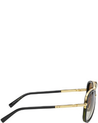 Dita Black Gold Mach Two Sunglasses