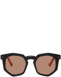 Grey Ant Black Hexagonal Sunglasses