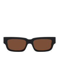 RetroSuperFuture Black Mark Roma Rectangle Sunglasses