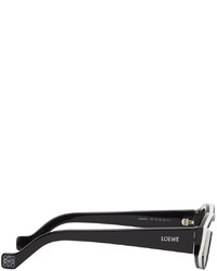 Loewe Black White Paulas Ibiza Oval Sunglasses