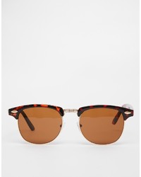 Asos Brand Tortoiseshell Retro Sunglasses