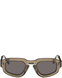 McQ Brown Acetate Sunglasses
