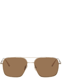 Chimi Brown Aviator Sunglasses