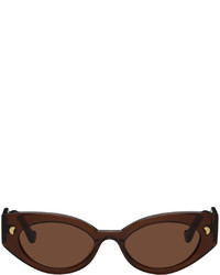Nanushka Brown Azalea Sunglasses