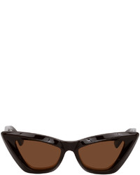 Bottega Veneta Brown Cat Eye Sunglasses