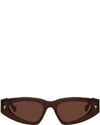 Nanushka Brown Crista Sunglasses