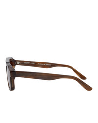 Thierry Lasry Brown Fatality 128 Sunglasses