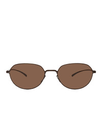 Maison Margiela Brown Mykita Edition Mmesse024 Sunglasses