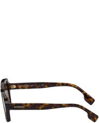 Burberry Brown Rectangular Sunglasses