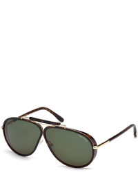 Tom Ford Cedric Oversized Aviator Sunglasses