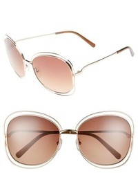 Chloé Chloe Carlina 60mm Gradient Les Sunglasses
