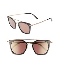 Oliver Peoples Dacette 50mm Square Aviator Sunglasses