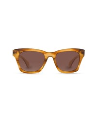 DIFF Dean 51mm Polarized Square Sunglasses In Golden At Nordstrom