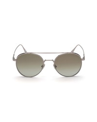 Tom Ford Declan 54mm Round Sunglasses