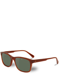 Vuarnet District Medium Rectangular Sunglasses Brown