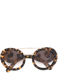 Prada Eyewear Baroque Frame Sunglasses