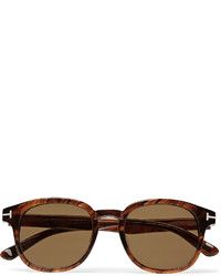 Tom Ford Frank Tortoiseshell Acetate D Frame Sunglasses
