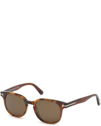 Tom Ford Frank Translucent Acetate Sunglasses Brown