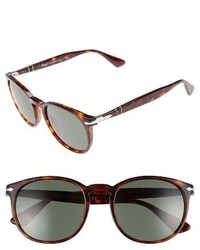 Persol Galleria 54mm Polarized Sunglasses Havana Green