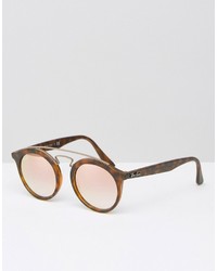 Ray-Ban Gatsby Round Sunglasses In Tort 0rb4256