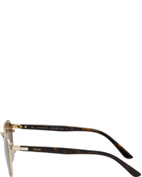 Cartier Gold Aviator Sunglasses