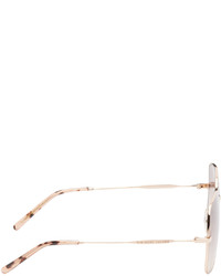 Marc Jacobs Gold Aviator Sunglasses