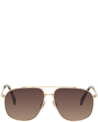 Lanvin Gold Aviator Sunglasses