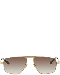 Belstaff Gold Barham Aviator Sunglasses