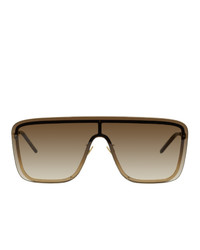 Saint Laurent Gold Mask Sl 364 Sunglasses