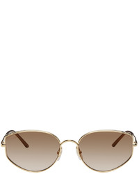 Cartier Gold Panthre De Cat Eye Sunglasses