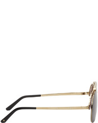 Cartier Gold Santos De Sunglasses