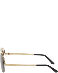 Cartier Gold Santos De Sunglasses