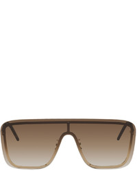 Saint Laurent Gold Sl 364 Mask Sunglasses