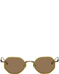 Matsuda Gold Yellow M3086 Sunglasses
