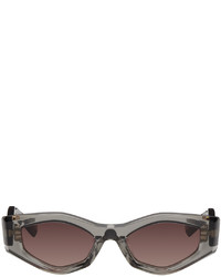Valentino Garavani Gray Iii Irregular Frame Sunglasses