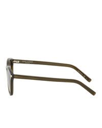 Saint Laurent Green Sl 401 Sunglasses