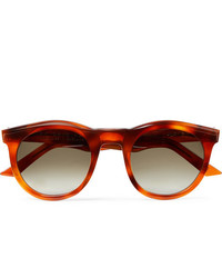 Kirk Originals Harvey Round Frame Tortoiseshell Acetate Sunglasses