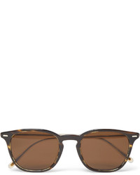 Oliver Peoples Heaton D Frame Two Tone Tortoiseshell Acetate Sunglasses