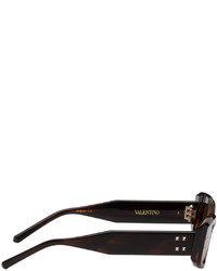 Valentino Garavani Iv Rectangular Frame Sunglasses