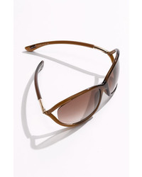 Tom Ford Jennifer 61mm Oval Oversize Frame Sunglasses