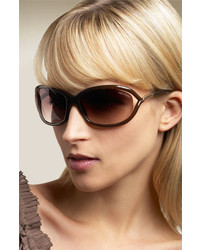 Tom Ford Jennifer 61mm Oval Oversize Frame Sunglasses