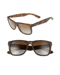 Ray-Ban Justin 54mm Polarized Sunglasses In Matte Havana At Nordstrom